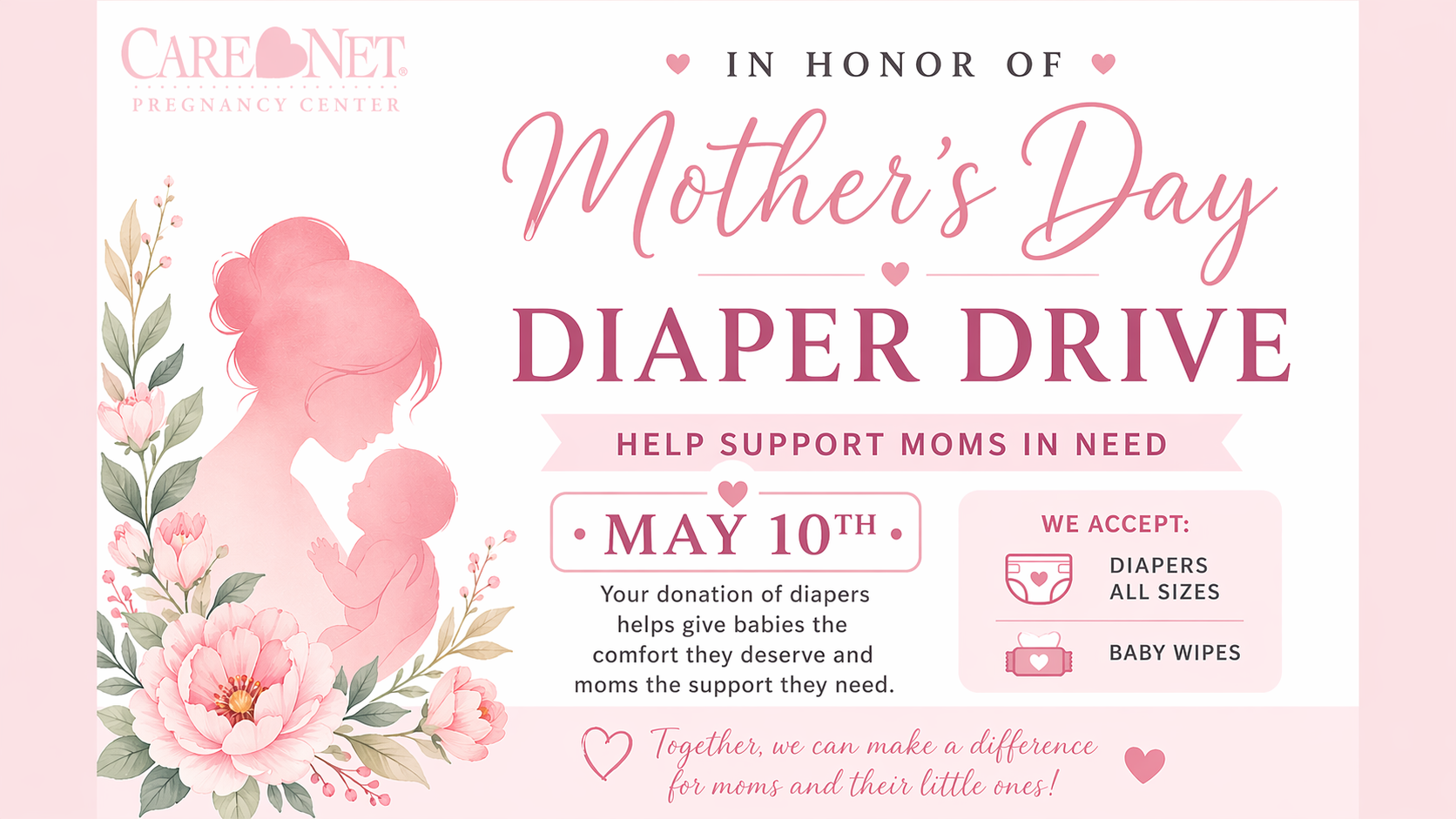 Care Net Diaper Drive