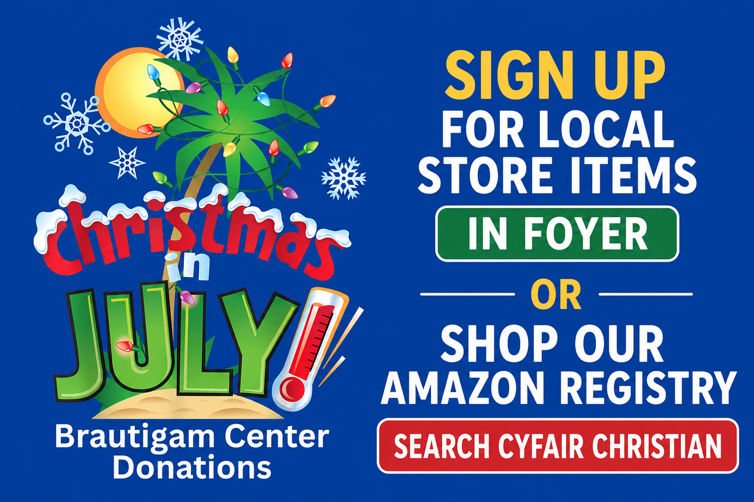 Christmas in July - Adopt a Teacher