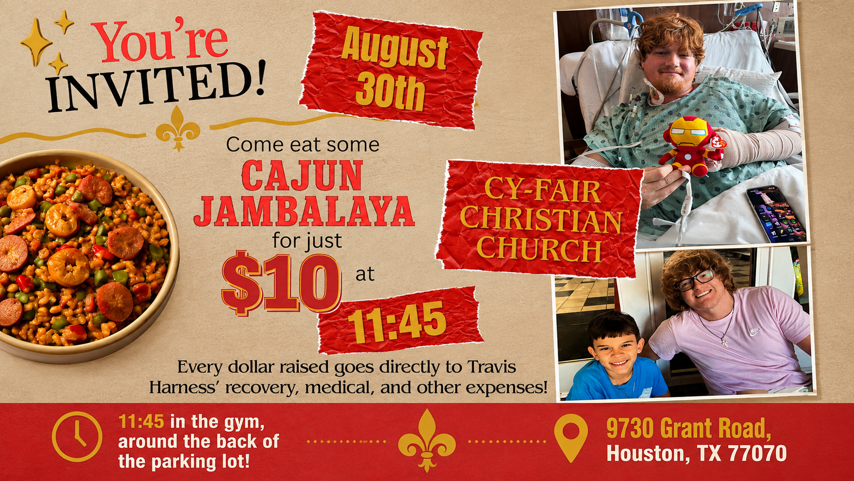 Cajun Jambalaya Fundraiser