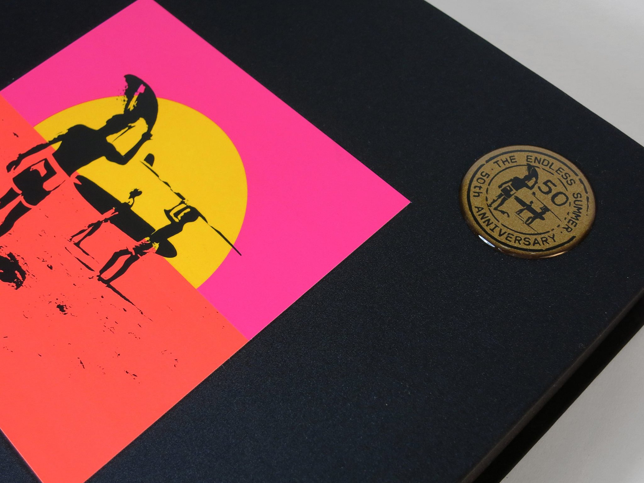 Each book is individually signed by Bruce Brown, Robert August, Mike Hynson and John Van Hamersveld.