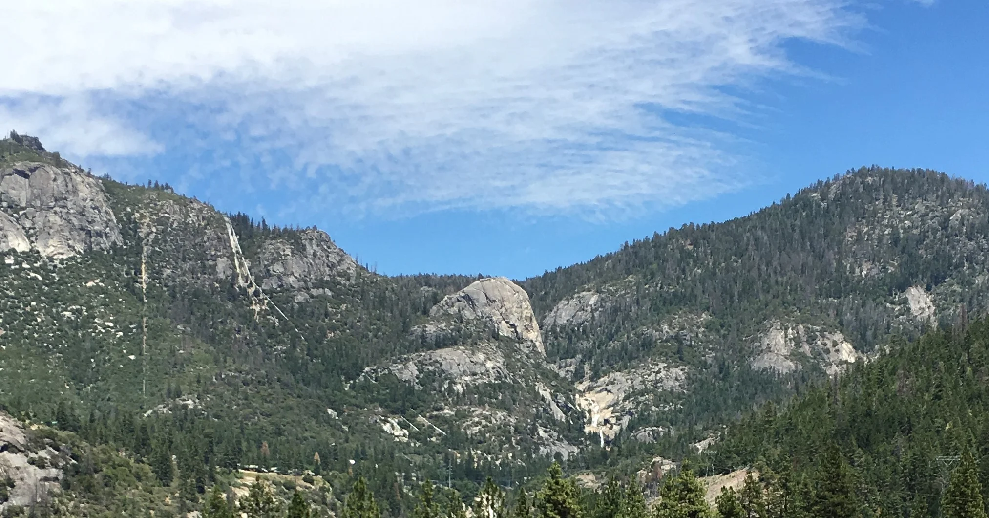 This photo shows the penstocks coming down the side of the mountain on the left to the Power Plant at the bottom.