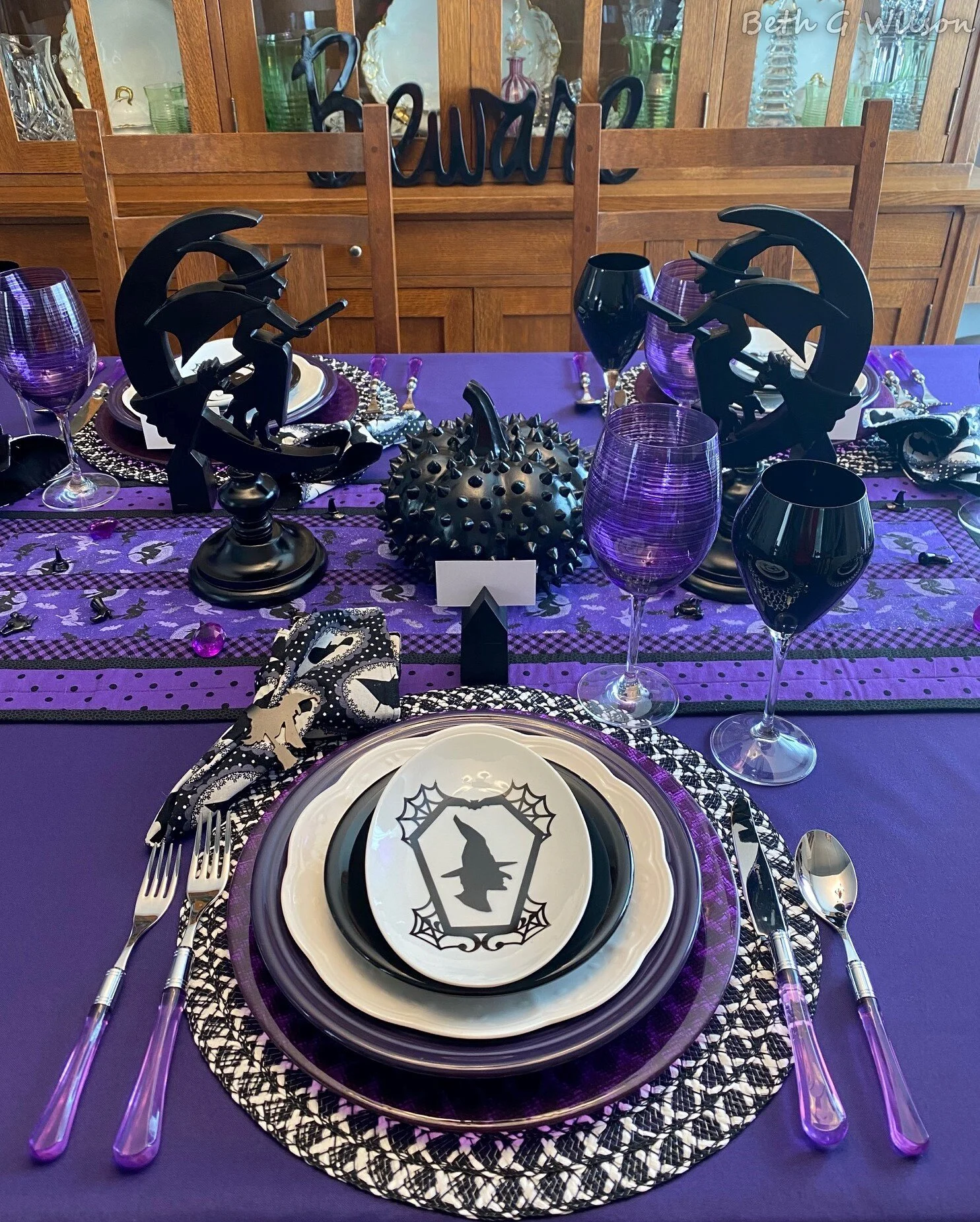 Best Witches! A Halloween Tablescape — Whispers of the Heart
