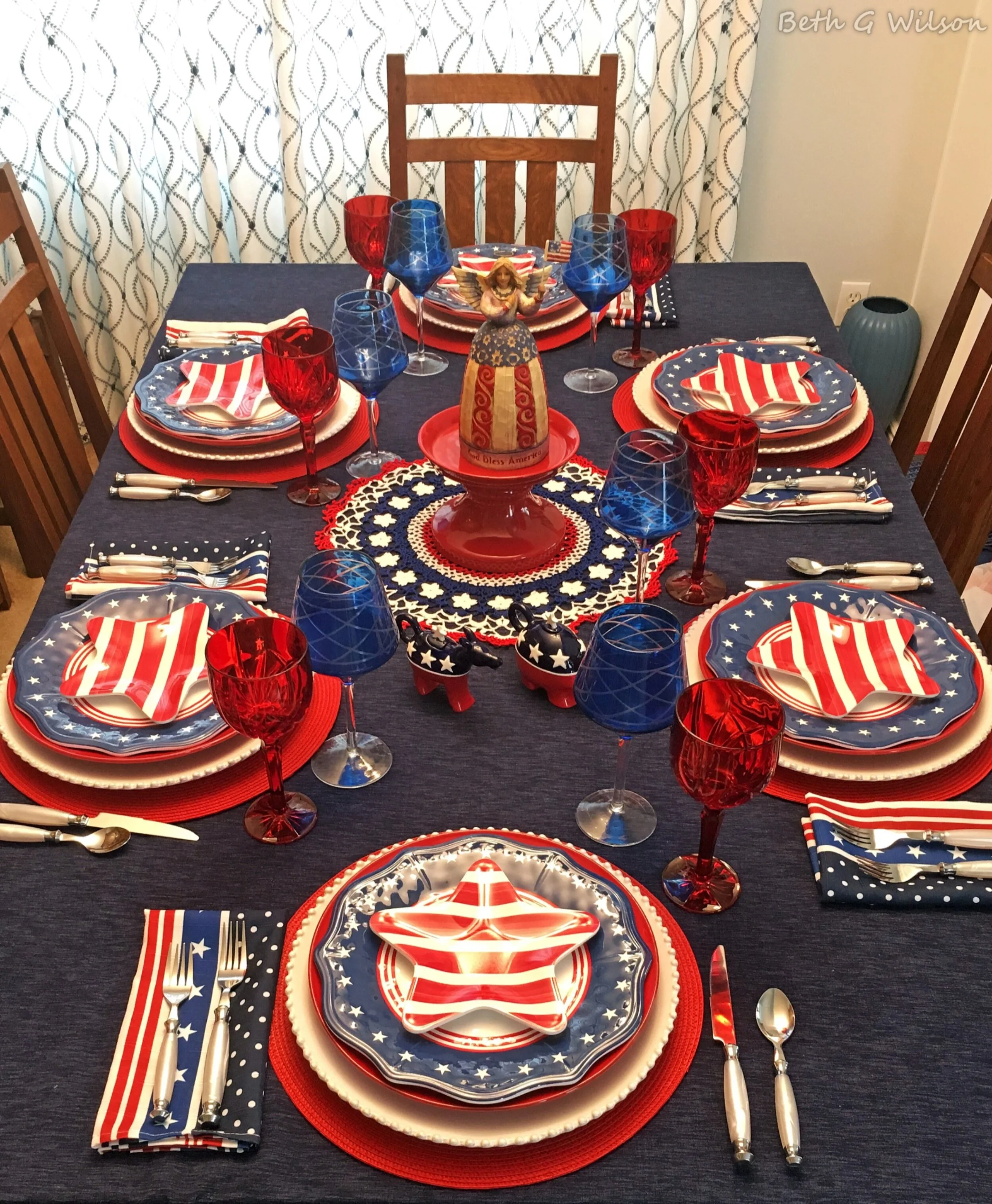 4th of july tablescapes