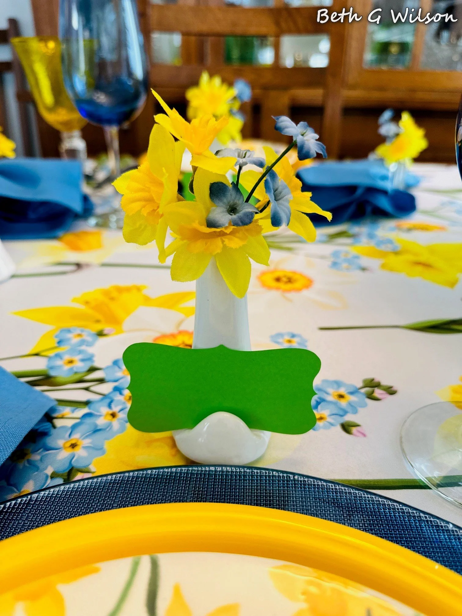 Napkin Rings with Slots For Place Cards