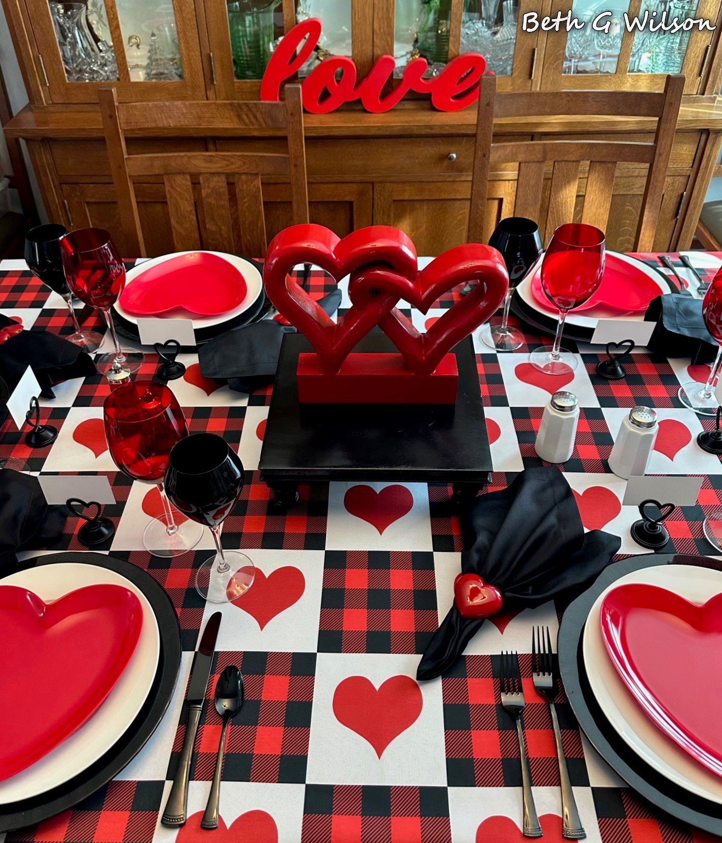 A Valentine's Day Tablescape — Whispers of the Heart