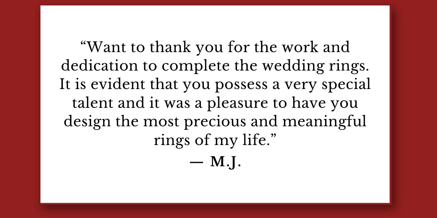 Testimonial by M.J.