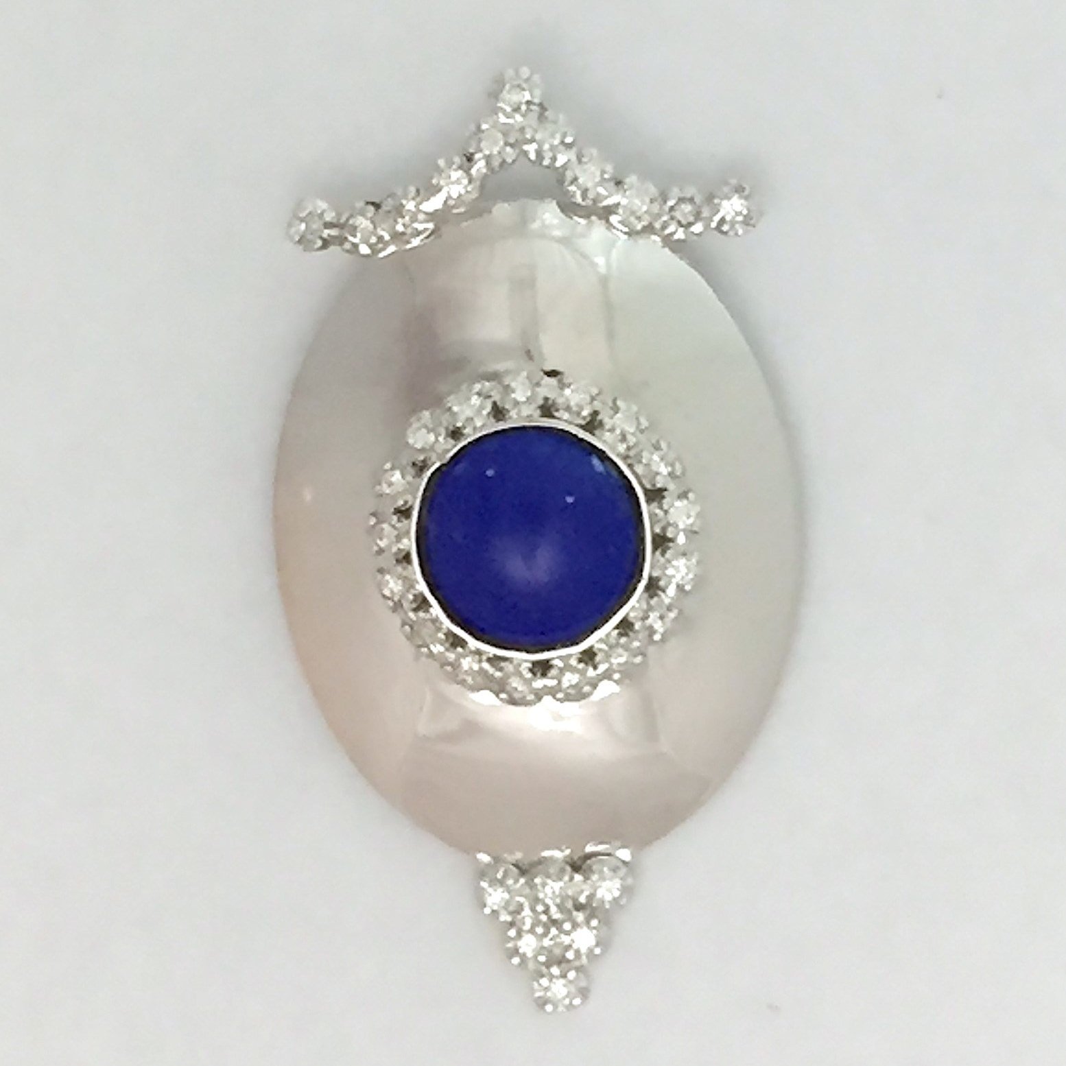 Custom designed Lapis pendant