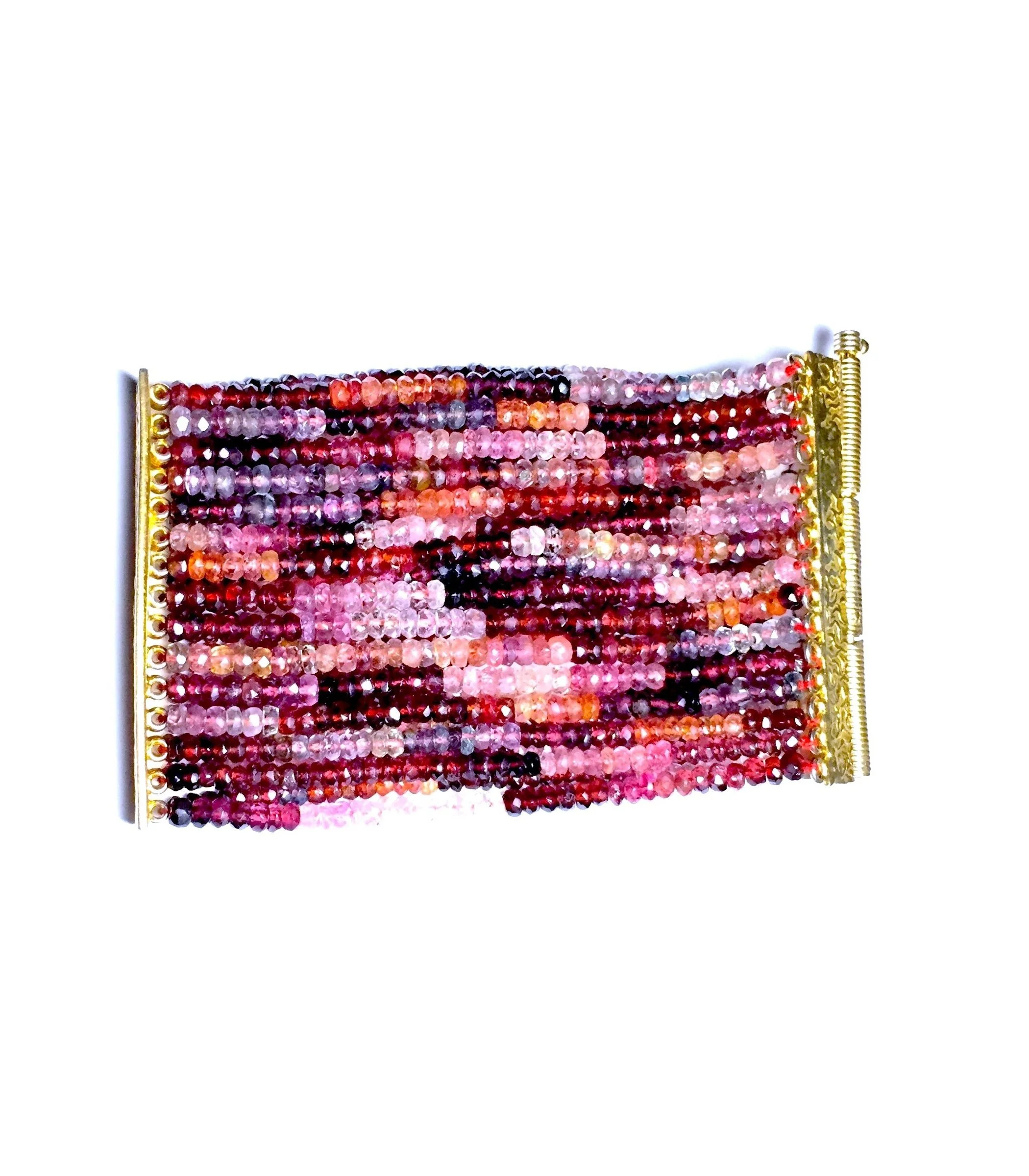 Pink Tourmaline Bead Bracelet