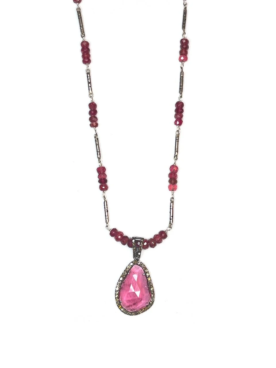 "Pink Panache" Pink Tourmaline Necklace