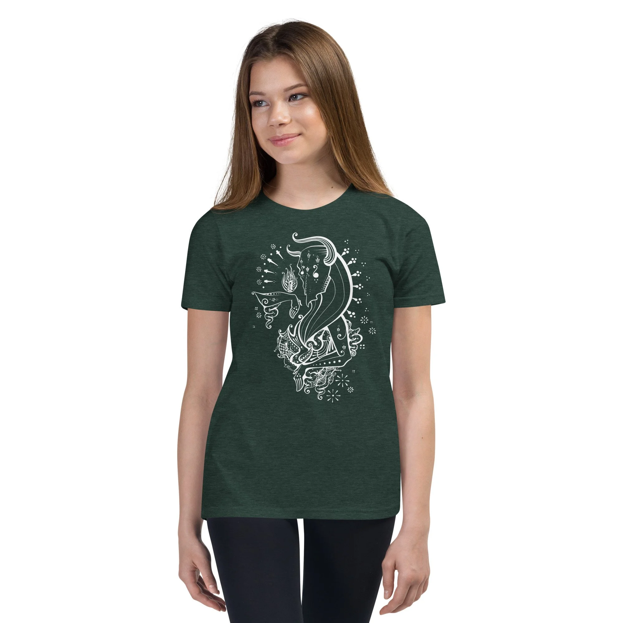 youth-staple-tee-heather-forest-front-657a390eb574c.jpg