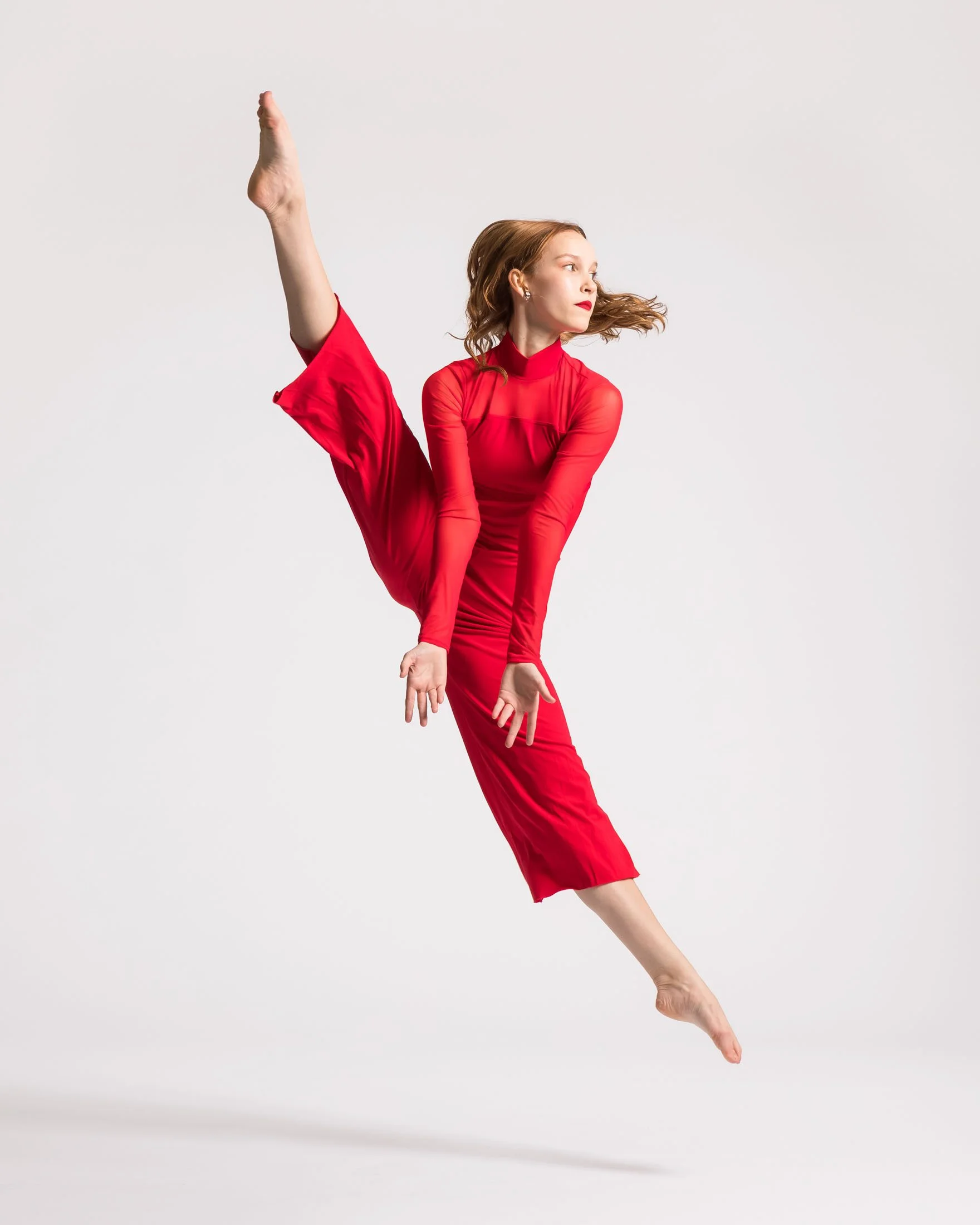 Philadelphia dance photo session white background