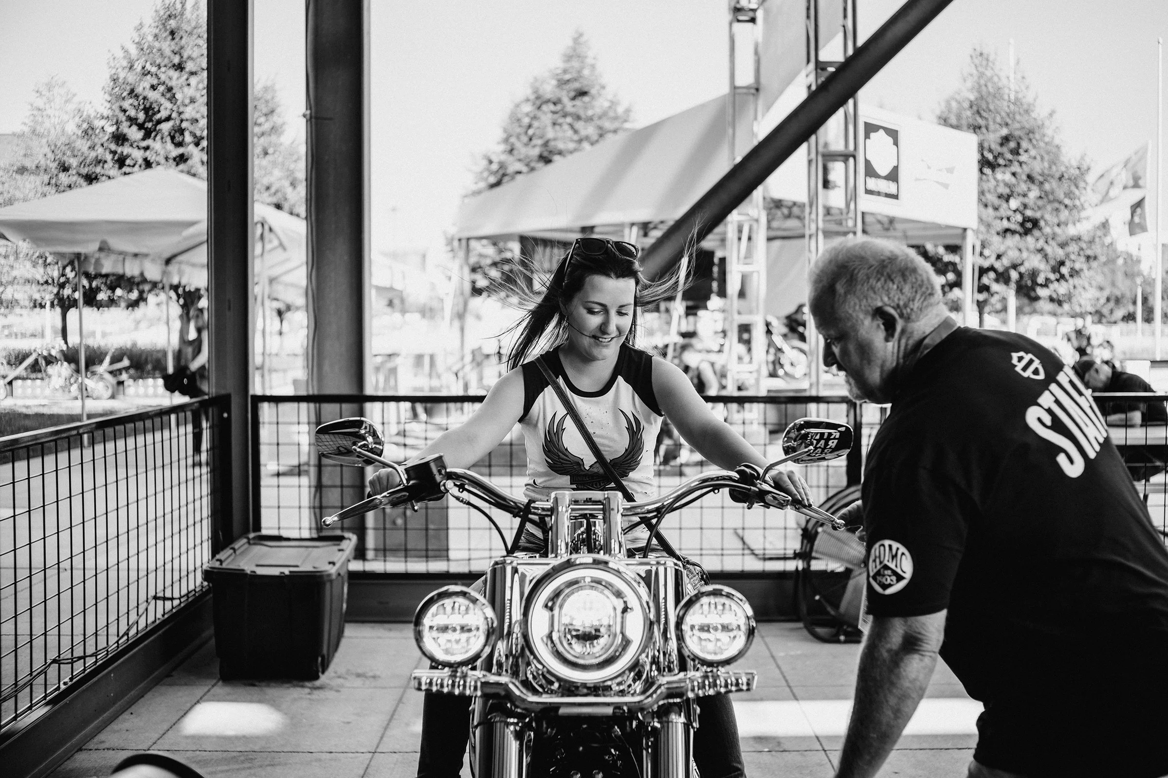 Consumer at H-D Jumpstart experience