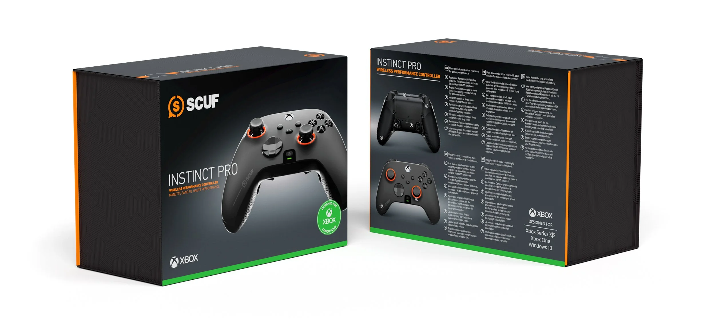 SCUF Instinct Packaging Design