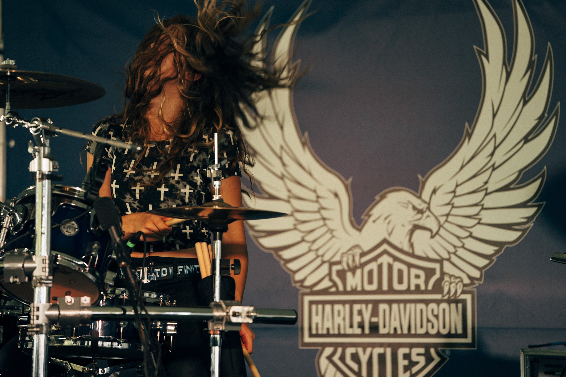 Main stage drummer