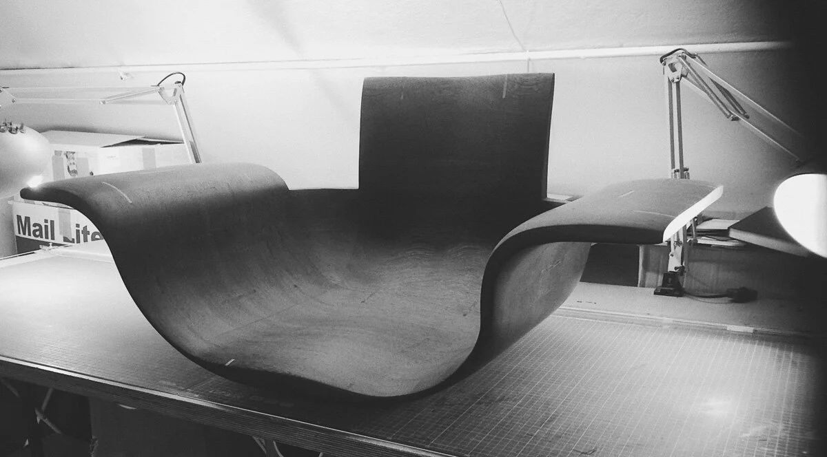  ground armchair ready for painting// po szlifowaniu _ przymiarka przed malowaniem   