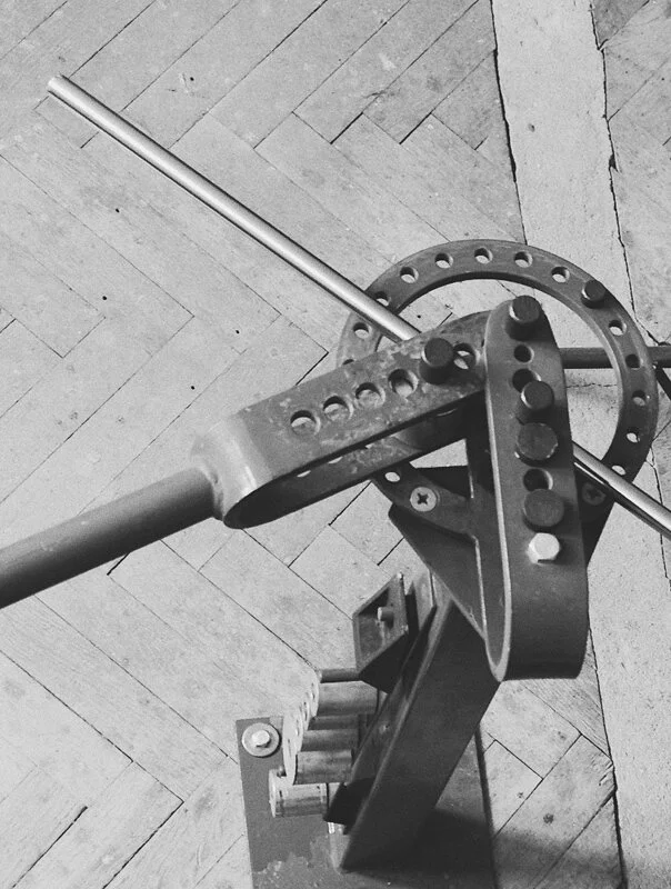  preparations before bending the armchair legs// noga przed wygięciem  