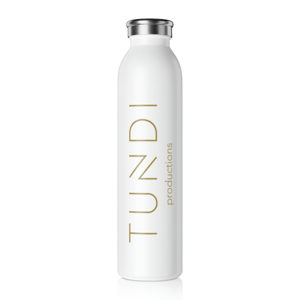 Tundi Productions Slim Water Bottle — TUNDI Productions