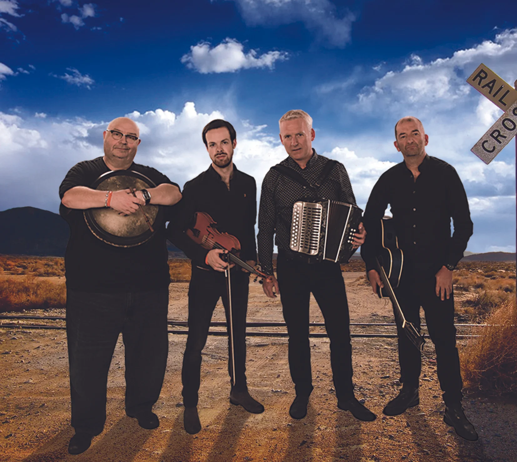 Breaking Trad is comprised of Gino Lupari, Donal Murphy, Niall Murphy and Mike Galvin.