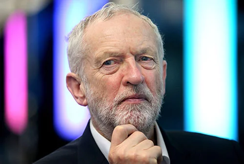 Leader of the British Labour Party, Jeremy Corbyn.