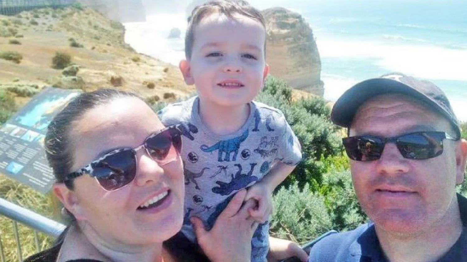 Christine and Anthony Hyde with their son Darragh.