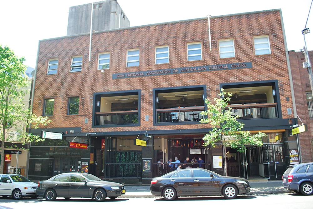 The Gaelic Club occupies the top level of 64 Devonshire St in Surry Hills.
