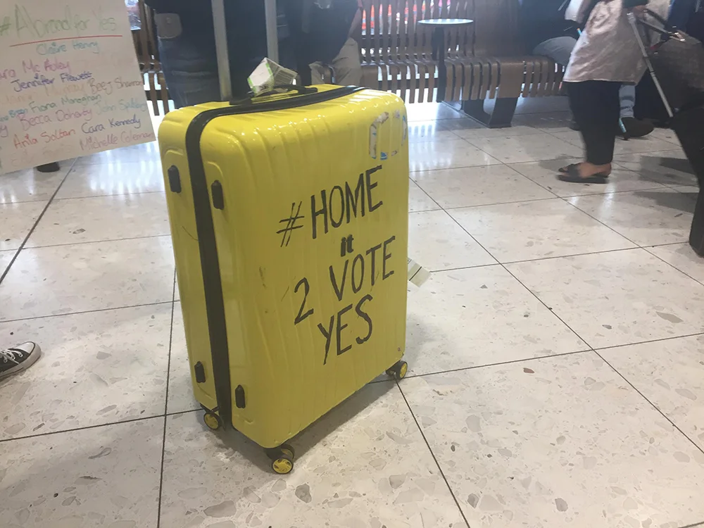 The same-sex marriage referendum in 2015 brought many Irish citizens abroad ‘home to vote’.