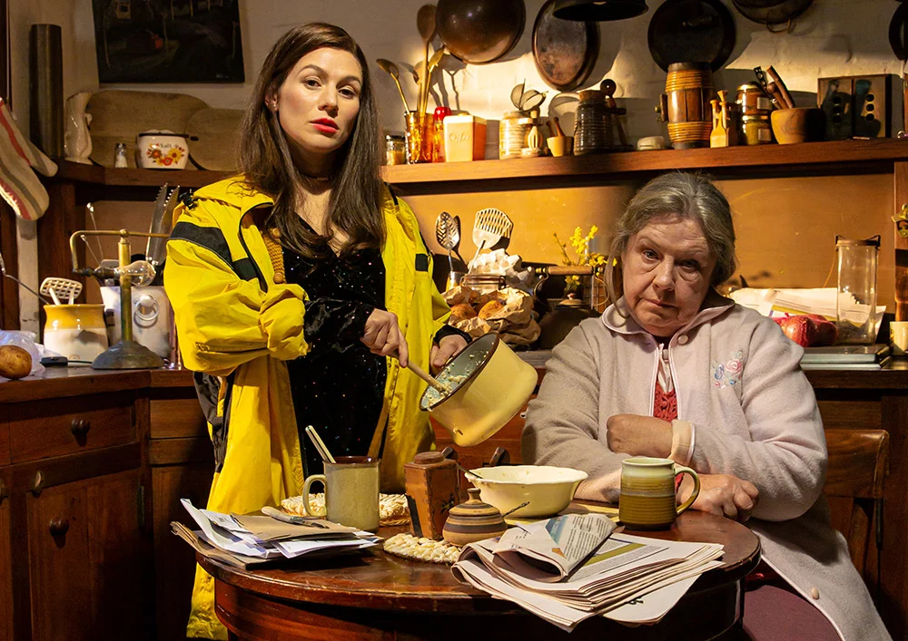 Yael Stone and Noni Hazelhurst star as Maureen Folan and her mother Mag in the forthcoming Sydney Theatre Company production of The Beauty Queen Of Leenane. Picture; Rene Vaile