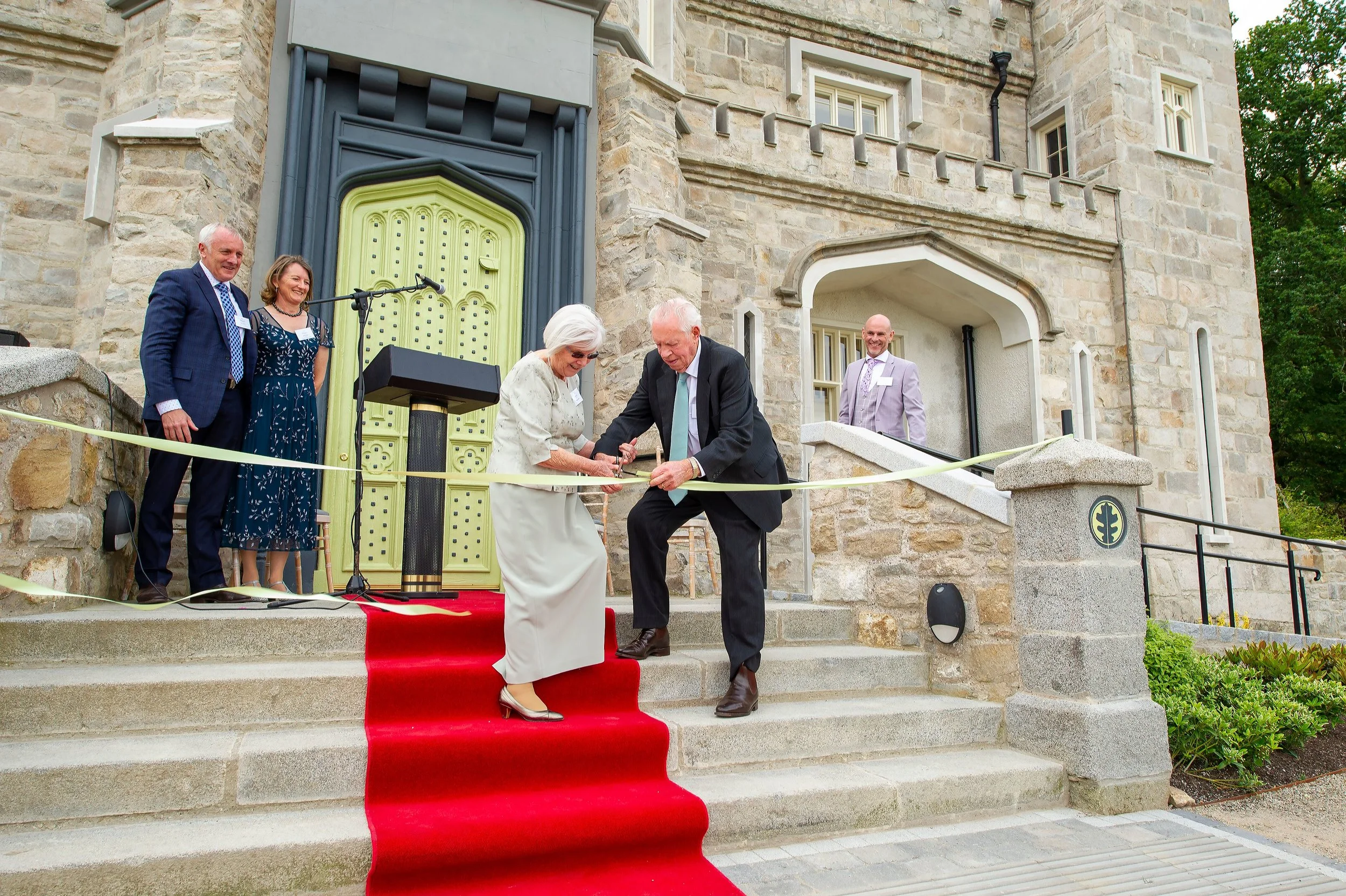 A proud Pauline and Michael Boyle officially declared Killeavy Castle open for business.