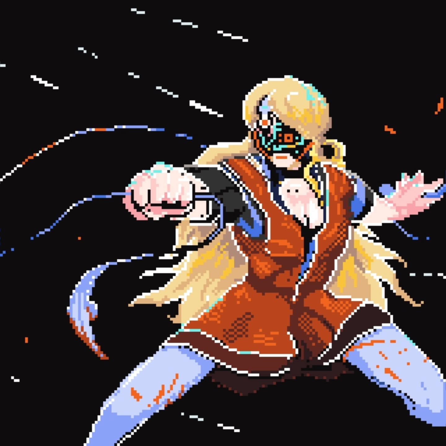 Enemy encounter pixel art from my RPG Maker 2000 game! #pixelart #rpgmaker2000 #rpgmaker