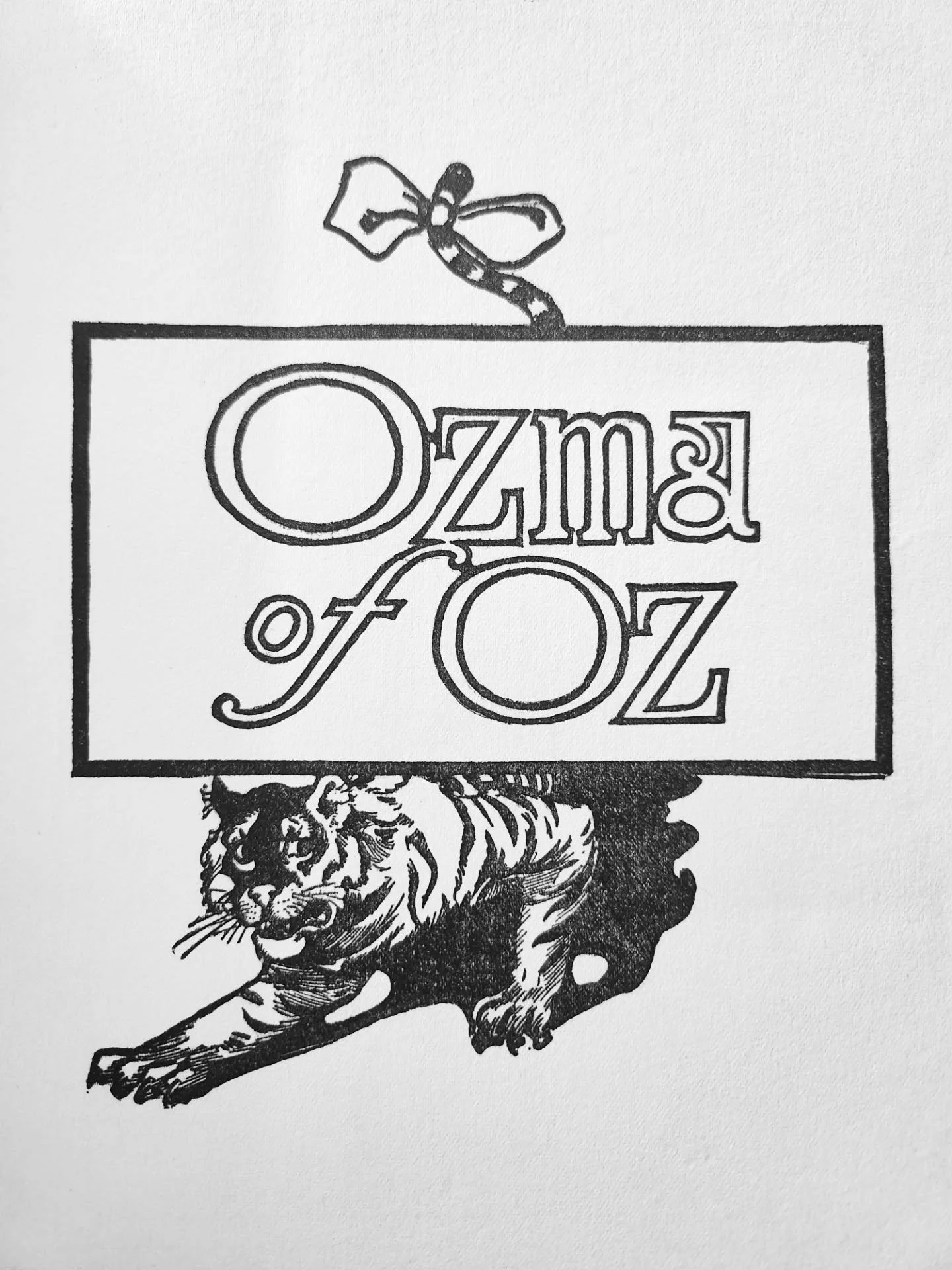 Ozma of Oz illustrations through page 13.