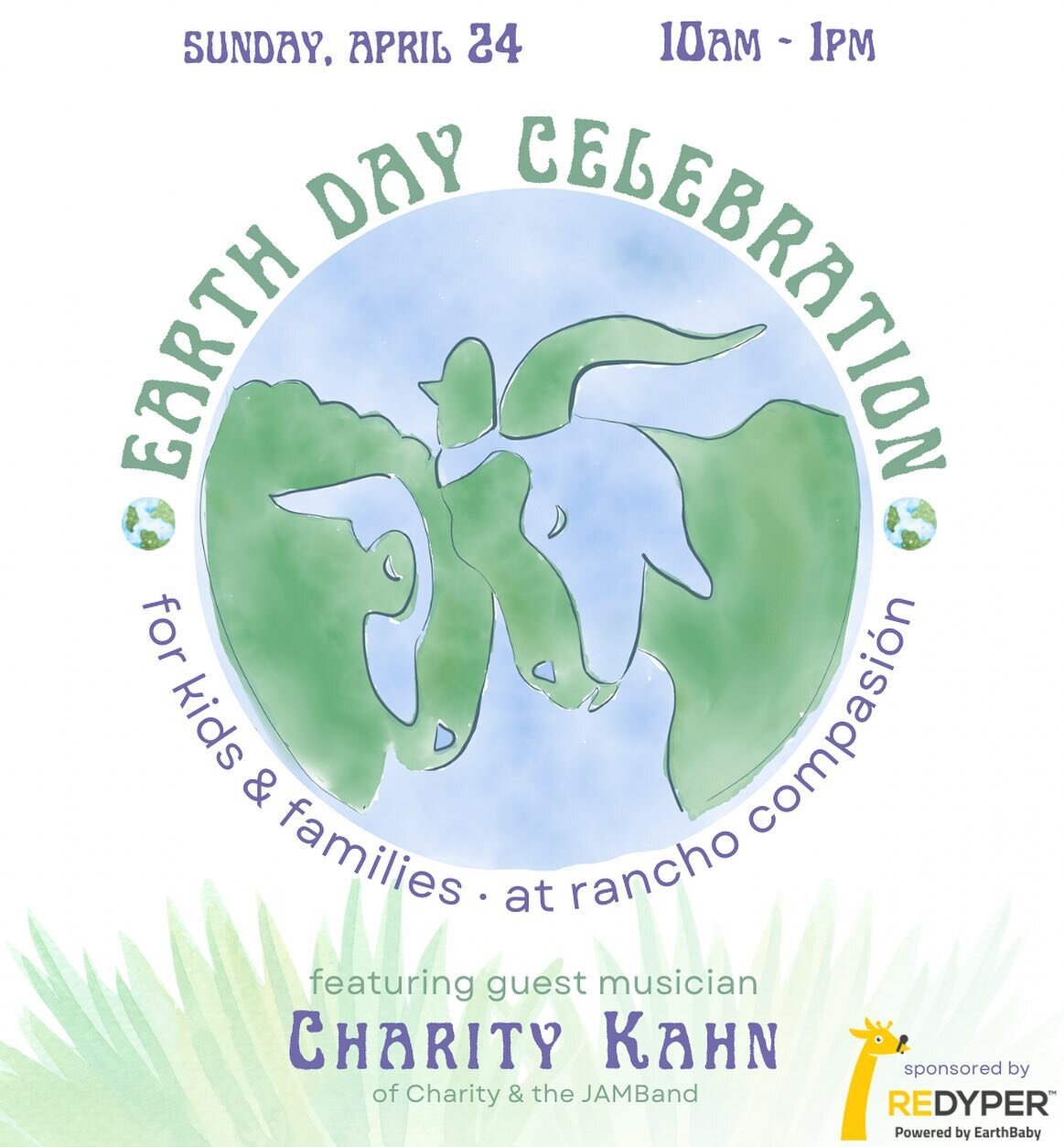 🐣🌎Join us in a fun-filled celebration of Mother Earth at Rancho Compasi&oacute;n! We&rsquo;re opening our doors to young kids &amp; babies to meet the rescued sanctuary residents, explore the sanctuary grounds, engage in zero-waste activities, and 