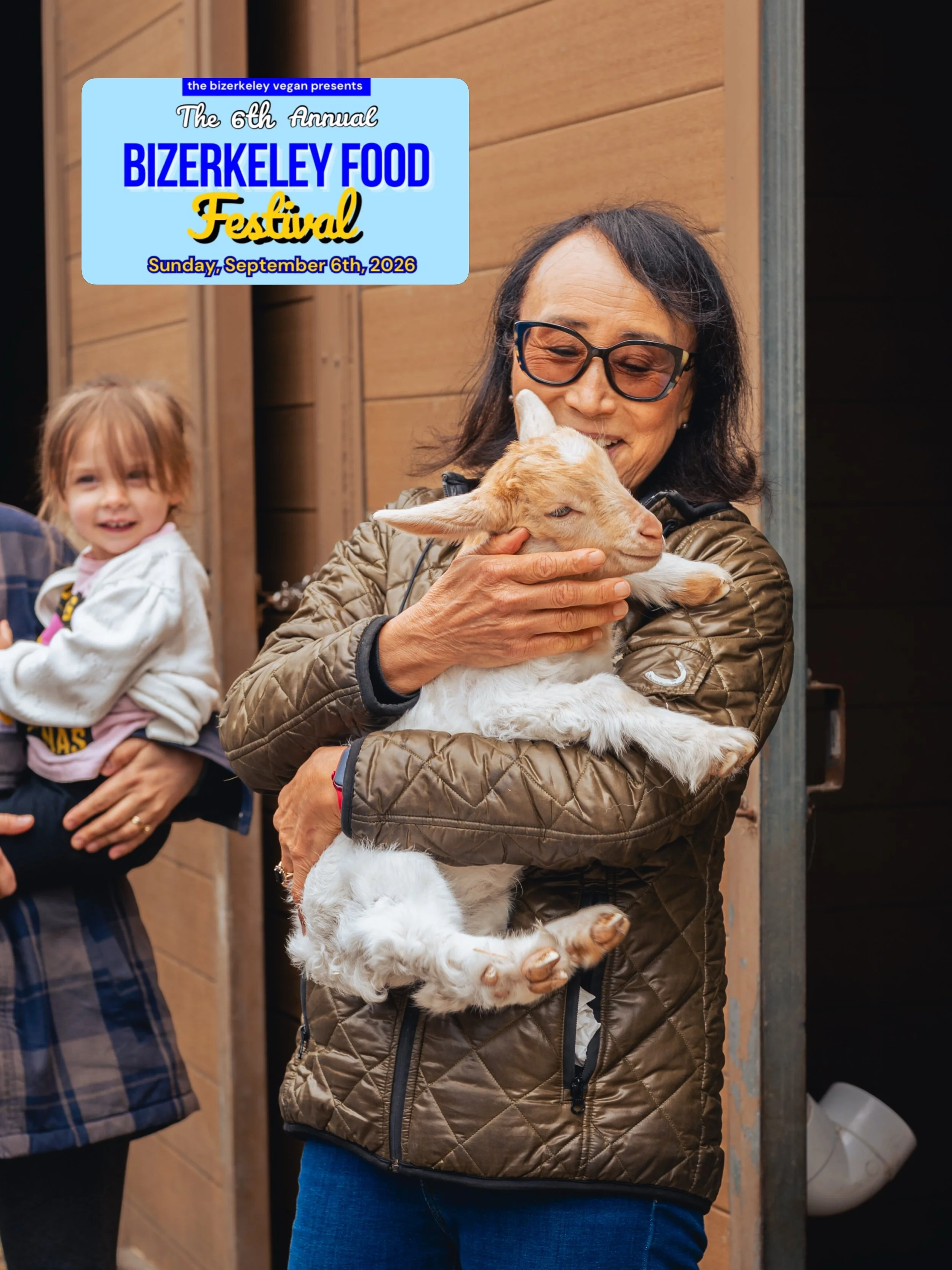 Who will we be seeing tomorrow at the @bizerkeleyfoodfest ?! 🎉🌱

We are SO excited to be tabling this year&mdash;and even more excited that our founder, Miyoko, will be joining us! We&rsquo;ll have her newest cookbooks available for purchase, along