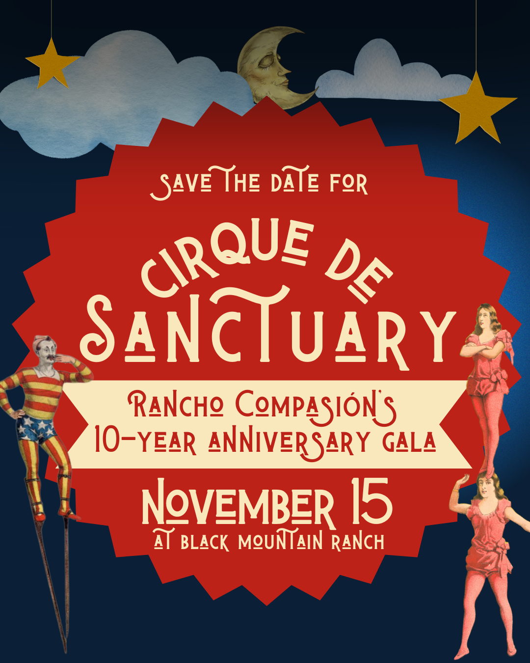 10 Year Anniversary Gala: Cirque du Sanctuary