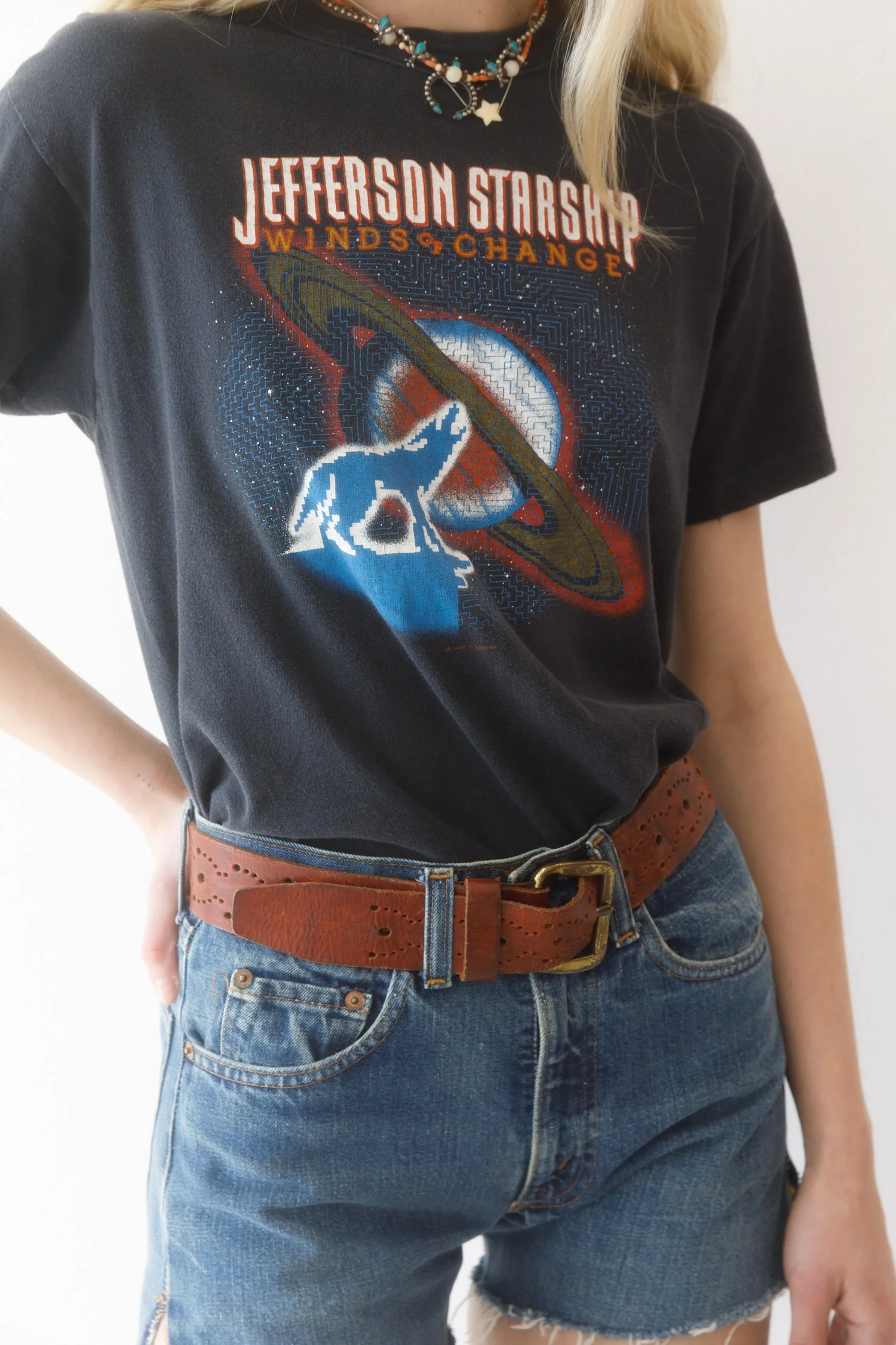 Jefferson Starship Vintage T-Shirt — Spanish Moss