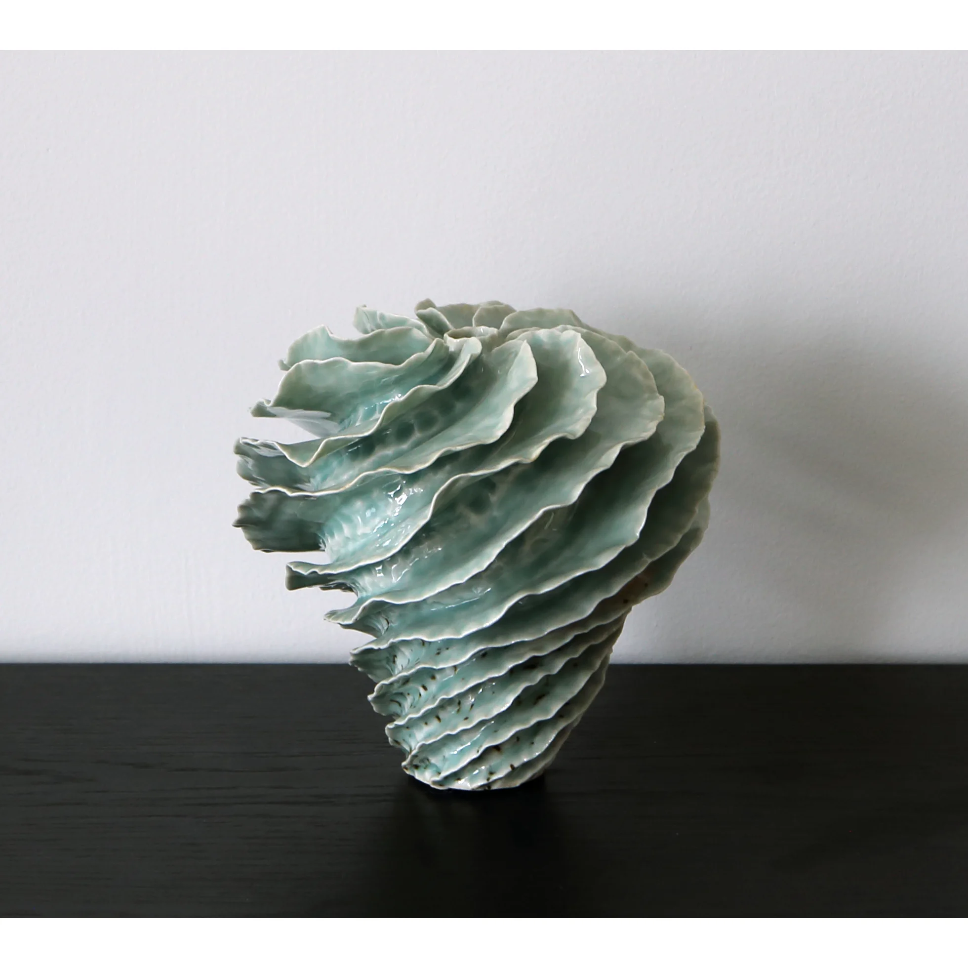 Celadon Spiral Vessel