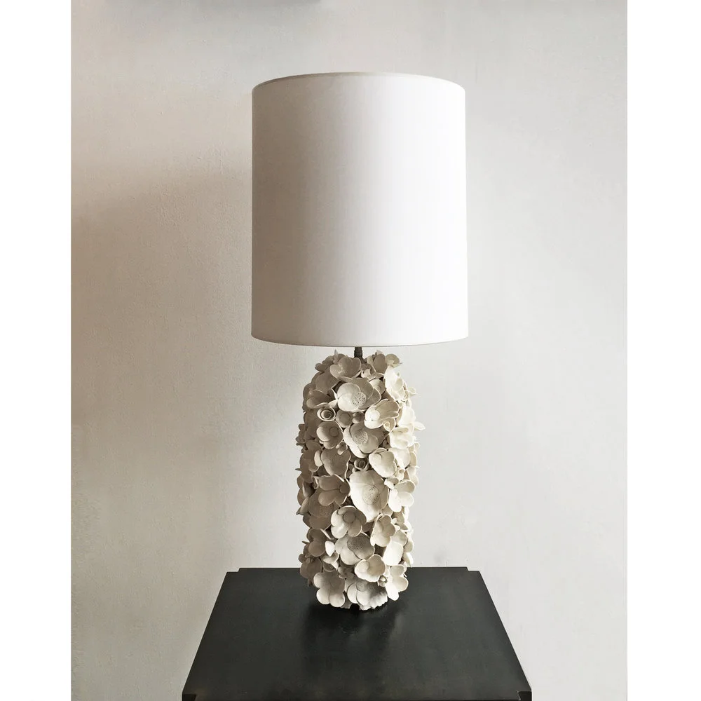 Flower Collage Lamp Base