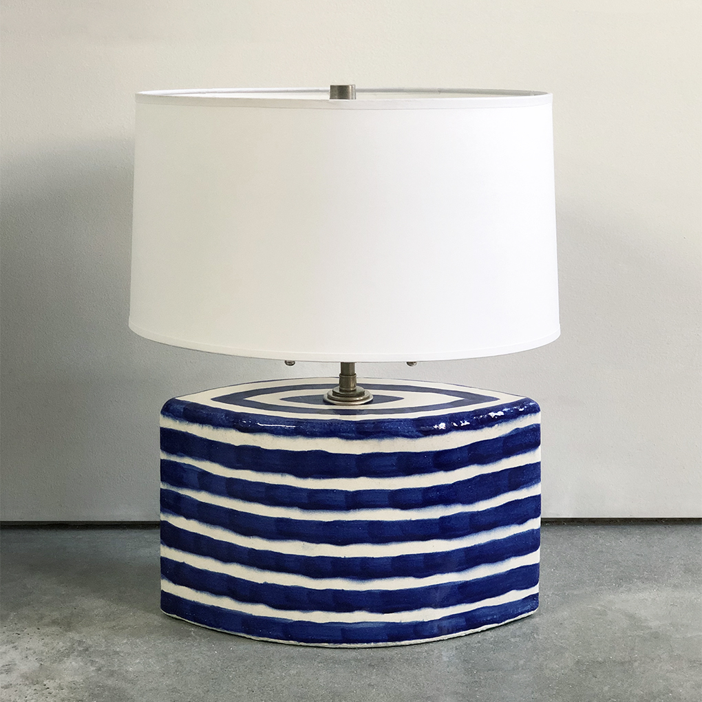 Striped Lamp Base