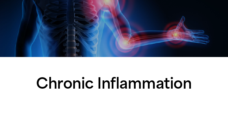The long-term impact of inflammation on your body, which can lead to tissue damage and aging.