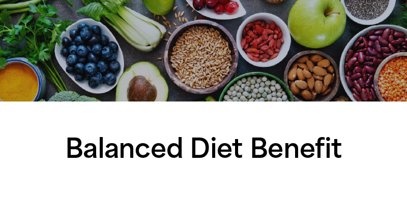 The long-term benefits a balanced diet has had on your overall health and longevity.