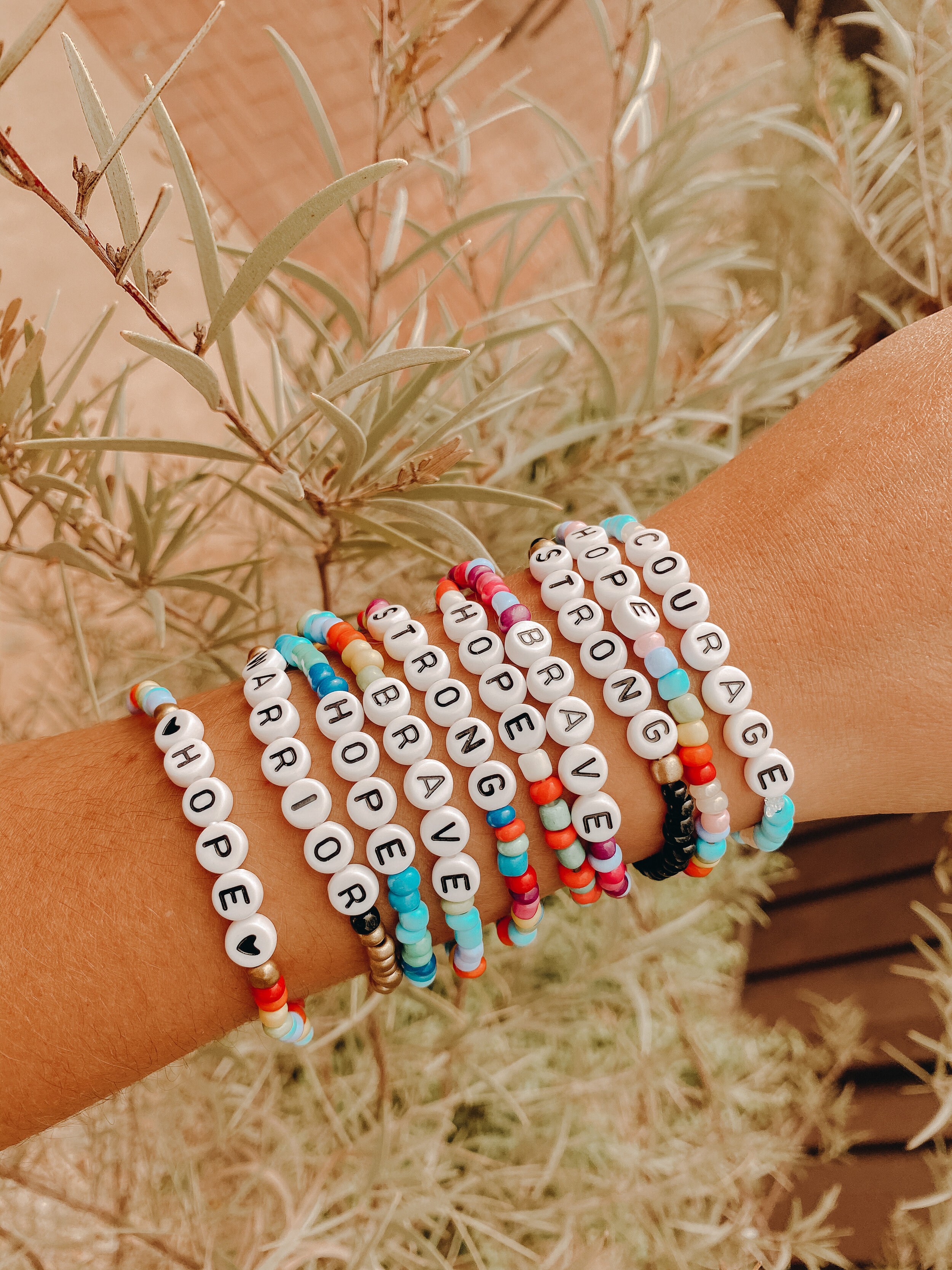 Vsco alphabet deals bracelets