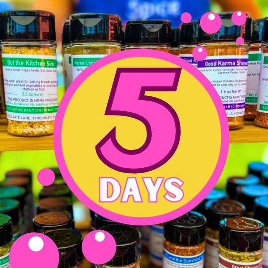Hey Westside!!!
The countdown is on! Just 5 days until the Westside Market pops up! 🎉🛍️ Don't miss out! 

#ShopLocal #SupportSmallBusinesses #westsidemarketcincy #westsidemarket #shoplocal