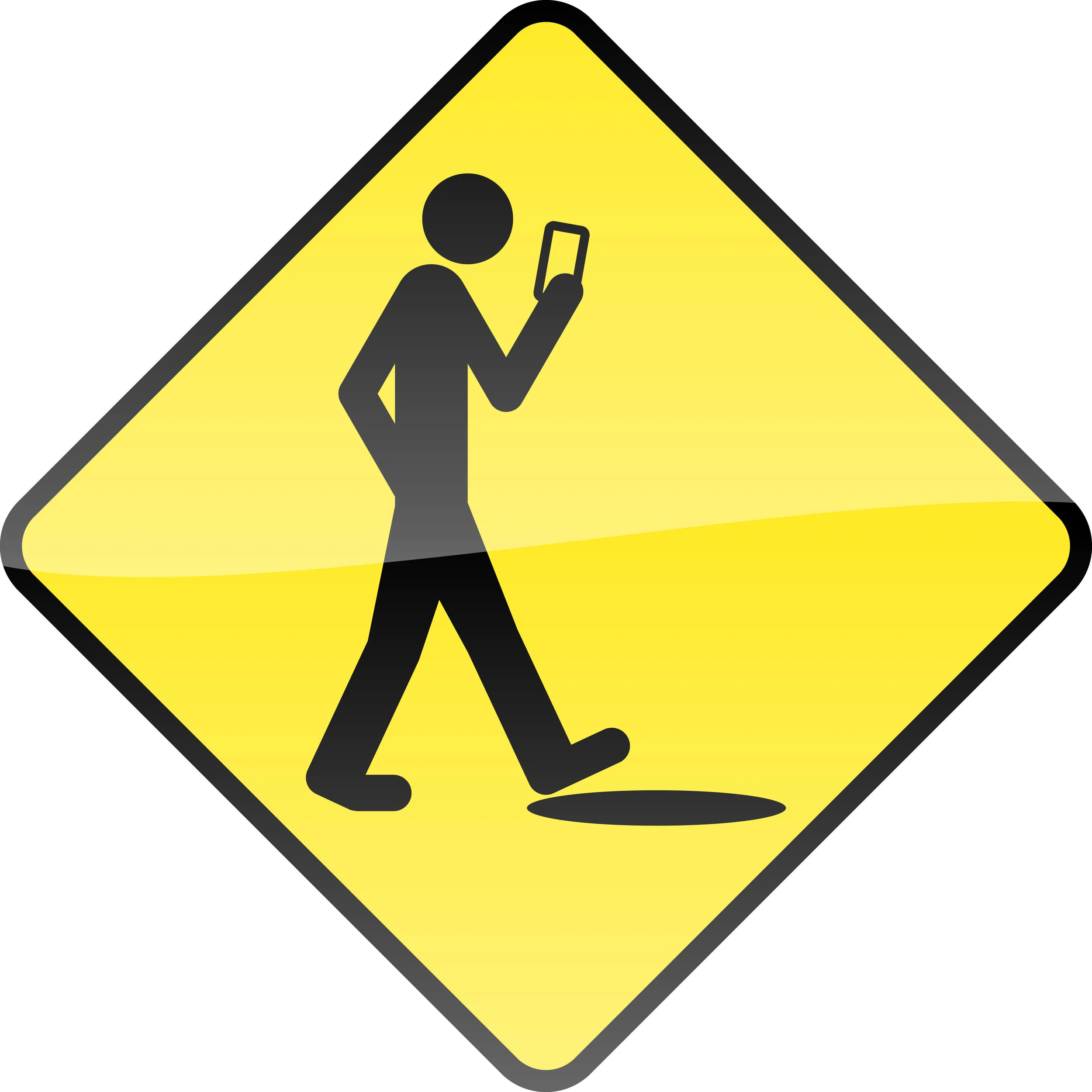 Smart phone-stupid human