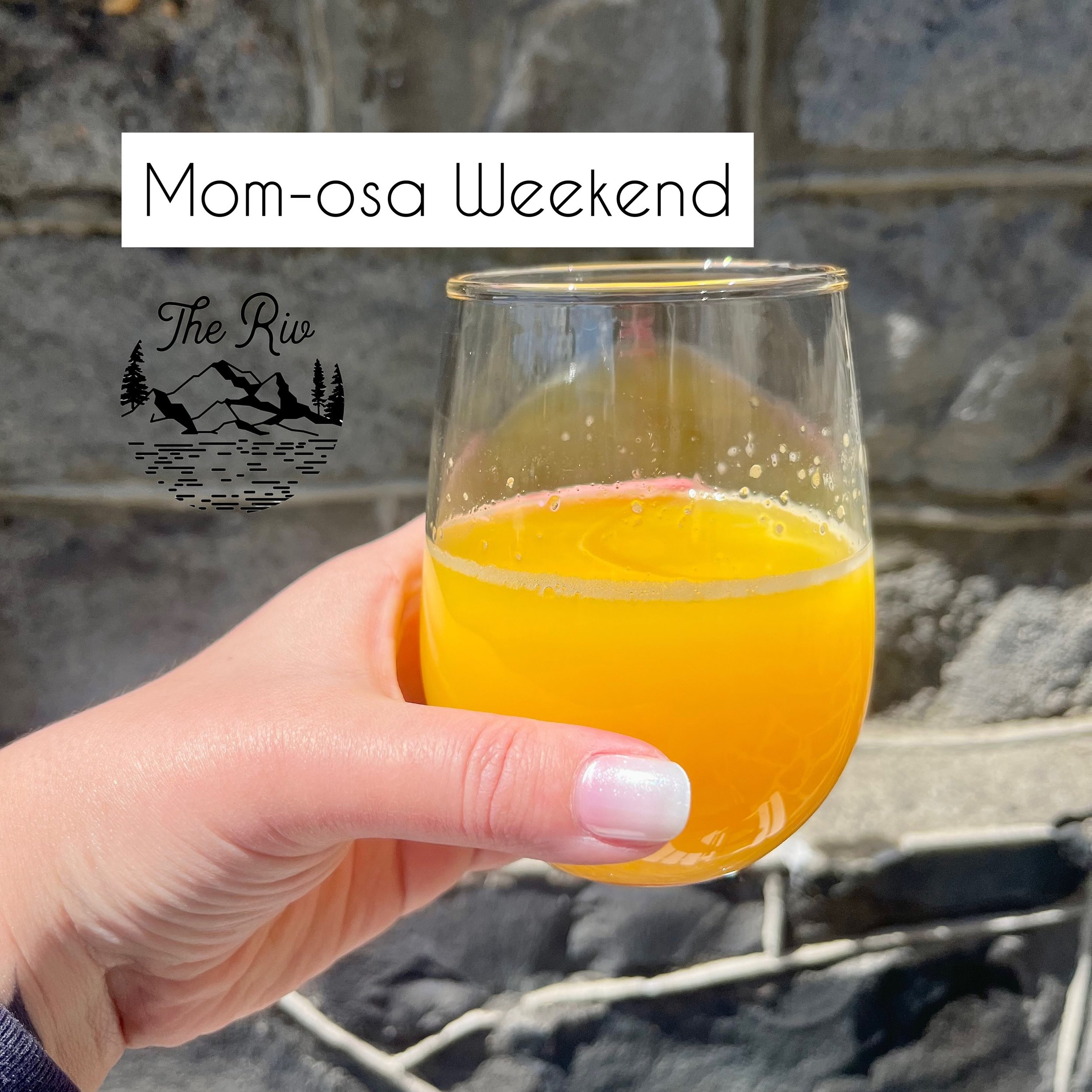 Cheers, to moms!! 🥂 

Saturday, May 11th - Sunday, May 12th 

Join us as we celebrate moms! For moms&hellip; We will be giving away your choice of either:

A FREE coffee beverage OR 50% off all Mom-osas ($5) 

We hope to see you and Happy Mother&rsq