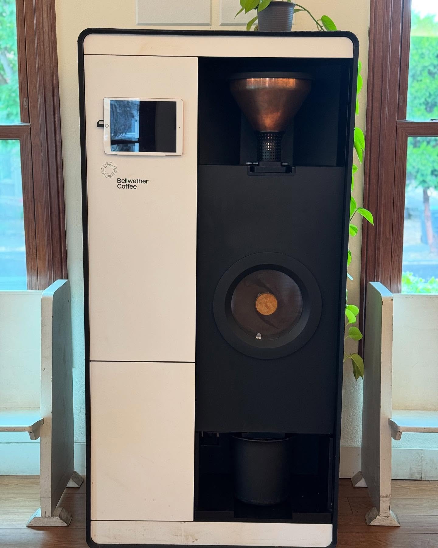 Out with the old, in with the new! 

If you stop by the cafe you will see our old roaster out in the lobby&hellip; We are so excited to bring in a brand new machine very soon! 

@bellwethercoffee 

#theriv #coffee #coffeeroasting