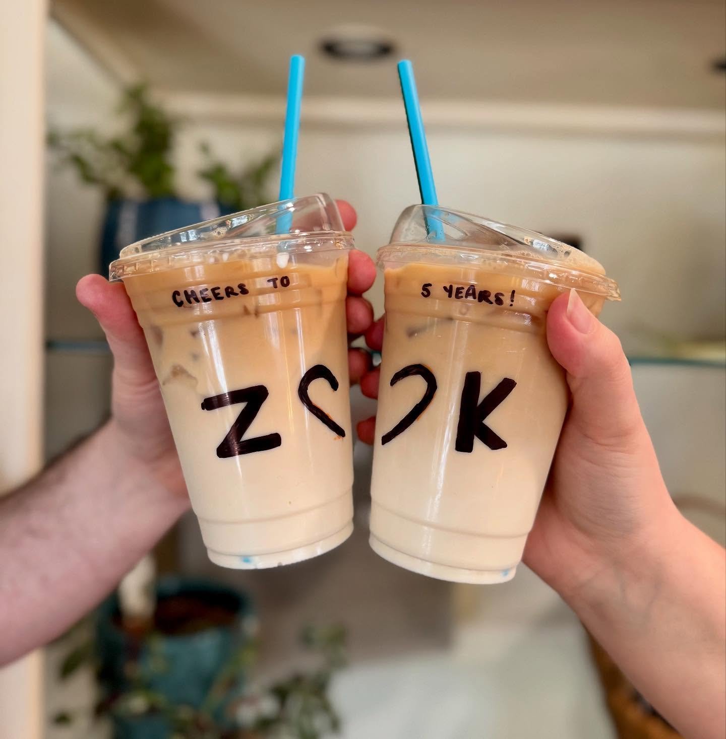 Our FOH manager Zack and Kellie (who does it all at The Riv!) are celebrating their 5 year wedding anniversary tomorrow. If you&rsquo;ve ever met them at the cafe, you know how special and wonderful they both are. We couldn&rsquo;t run The Riv withou