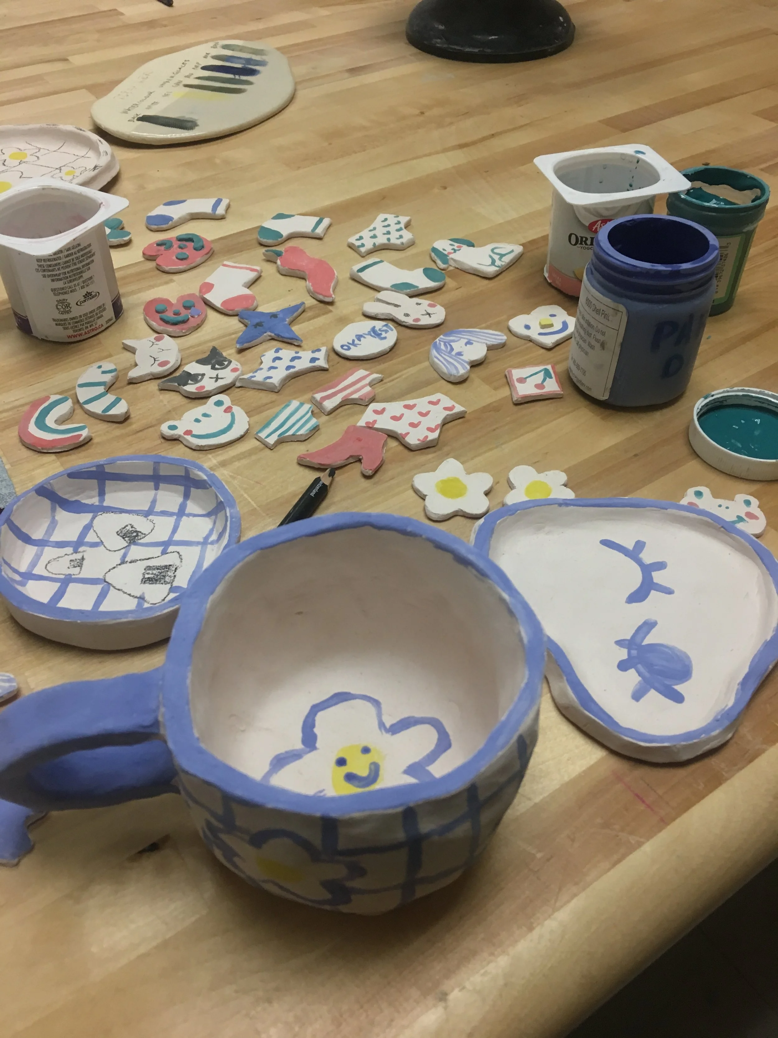 WIP! I hope these will glaze nicely.