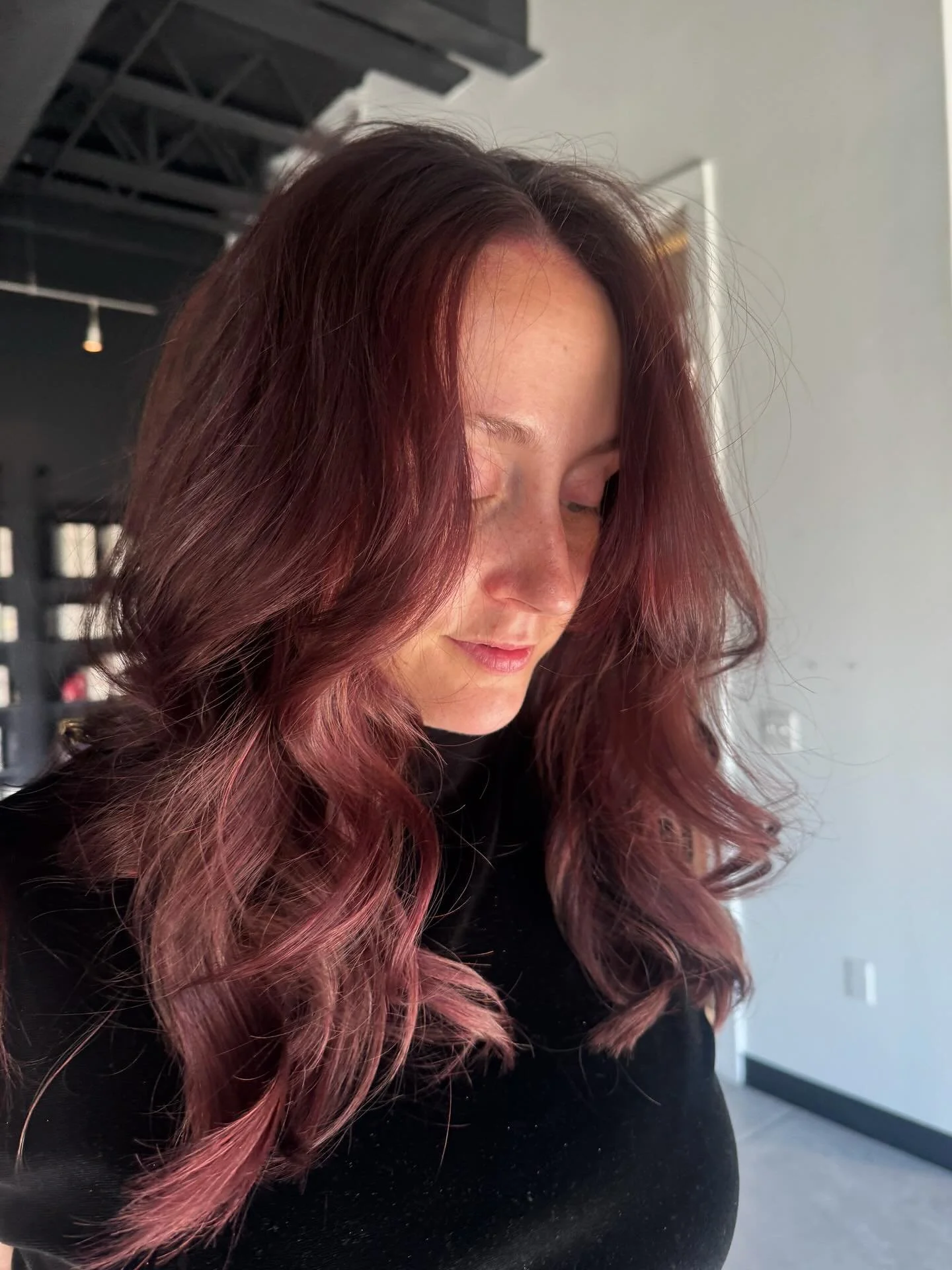 Dark plum hues are calling&hellip;book your seasonal refresh and let us create your perfect shade! ❣️ 

#evolvehairdesign #fallhair #plum #plumhair #evolve #evolvehair #hair #bozemanhair #bozeman #montanahair #montana #redhair #deepred #deepredhair #