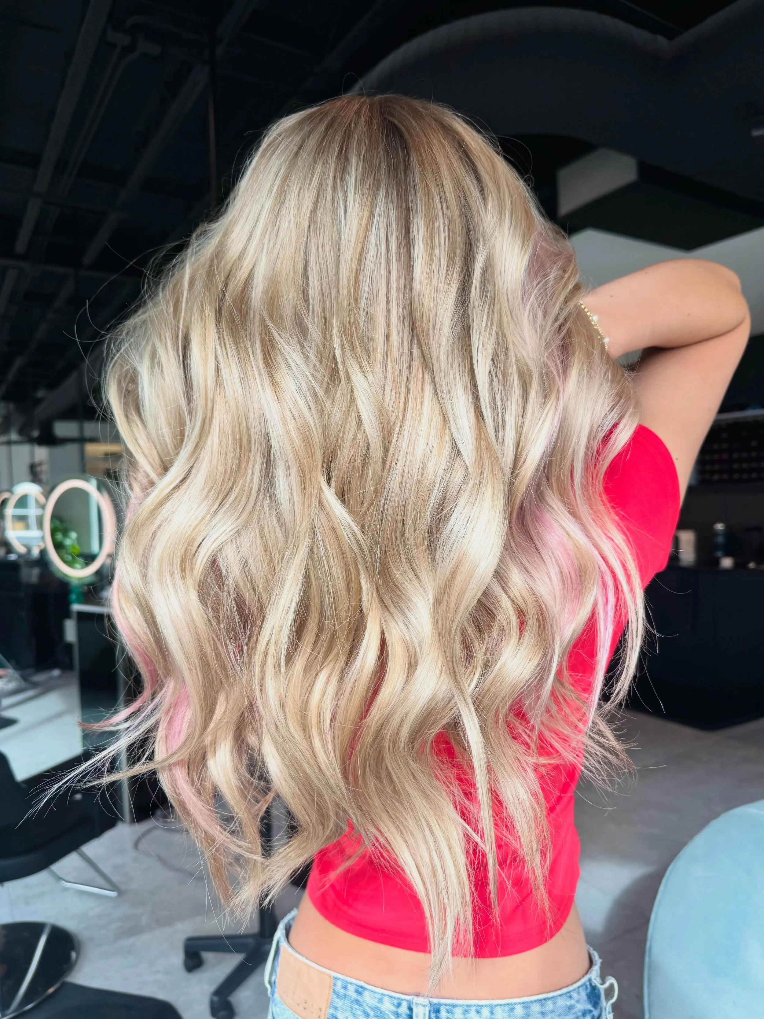 Lil&rsquo; Blonde Bombshell💁🏼&zwj;♀️✨✨ #EvolveHairDesignBZN #EvolveBozeman #Blonde #Bozeman #LongHair