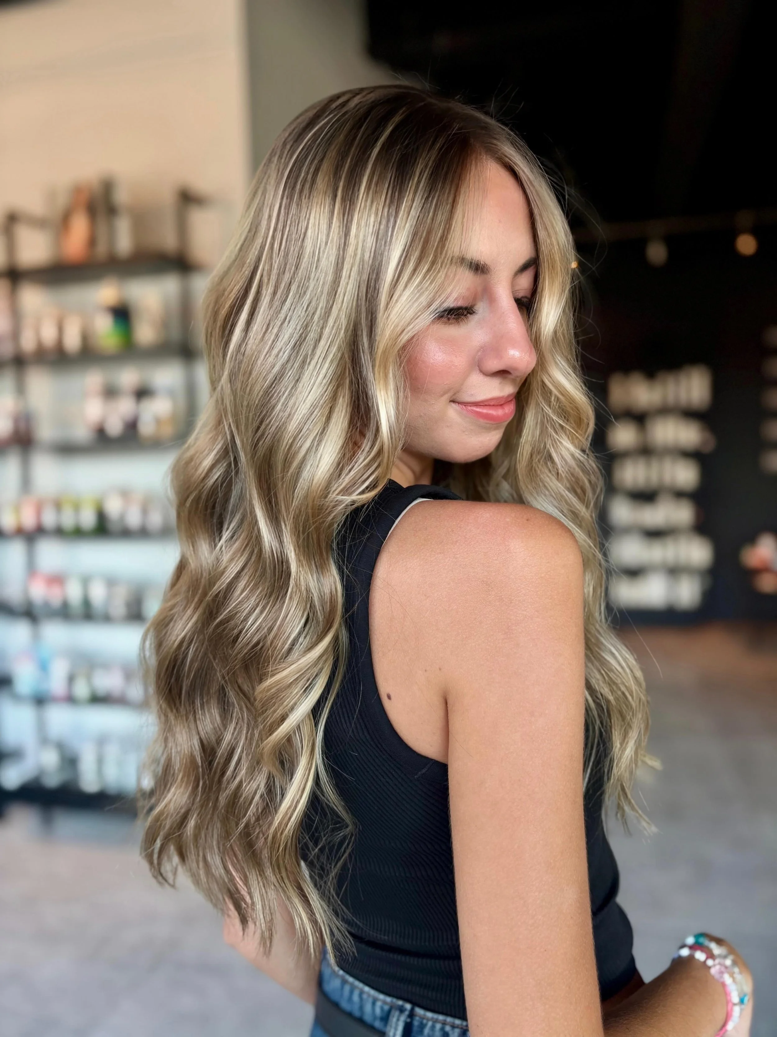 Obsessed is an understatement! This dimensional blonde is 🔥 #evolvebozeman #bozeman #modernsalon #summerblonde #hairgoals