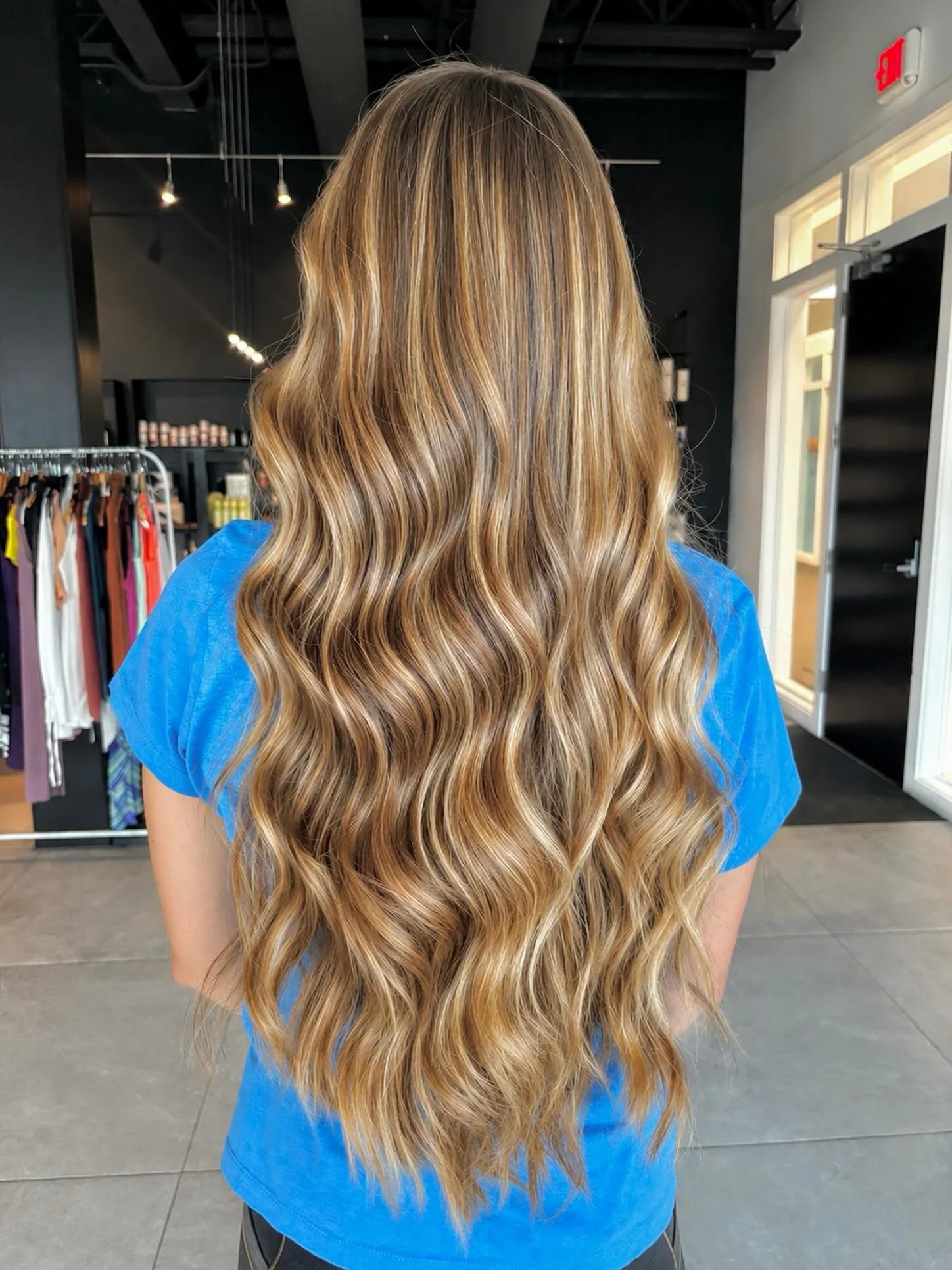 Serving soft waves and caramel swirl dreams 🍯 #BozemanHair #BozemanHairSalon #EvolveBozeman #Bozeman #HairGoals